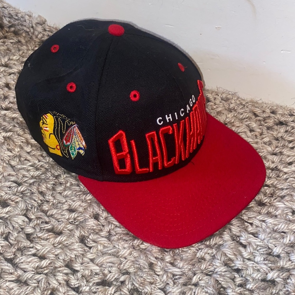 Chicago Blackhawks Vintage NHL SnapBack Original Fit wool blend hat adjustable